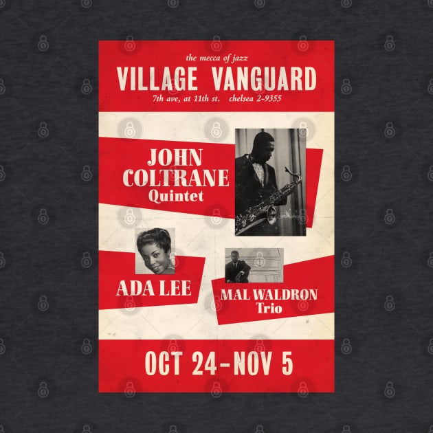 John Coltrane Quintet with Eric Dolphy - Live at the Village Vanguard - 1961 by info@secondtakejazzart.com